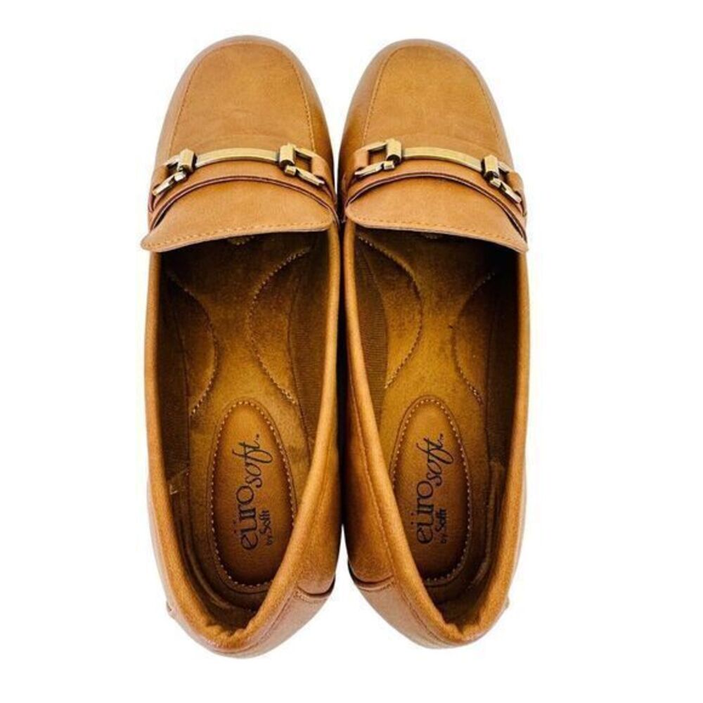 Eurosoft Women's‎ Kellsie Luggage Flat Loafer Cushion Insole Women's Size 8M NWB - Picture 6 of 13